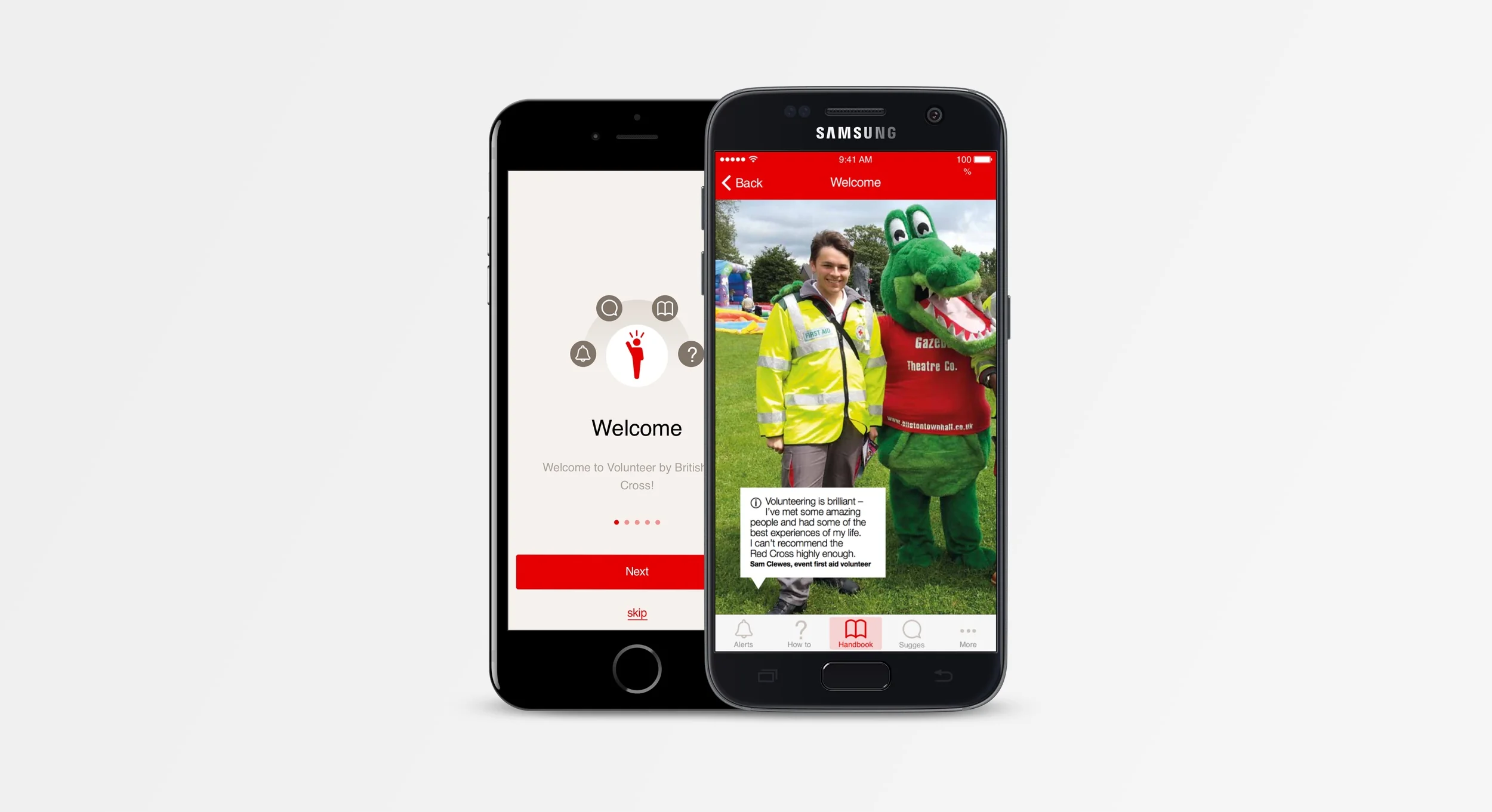 The British Red Cross Volunteer Pack and Survey Apps have been an invaluable tool in reducing print costs, streamlining processes, and making data collection more efficient, as part of the Red Cross digital transformation strategy. They are React Native apps, with a Heroku and Node.js backend.
