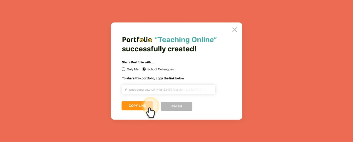 Screenshot of the Pedagoog app