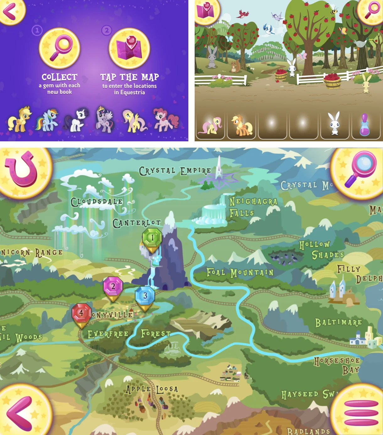 An image depicting the My Little Pony Augmented Reality app that we created for Eaglemoss publishing
