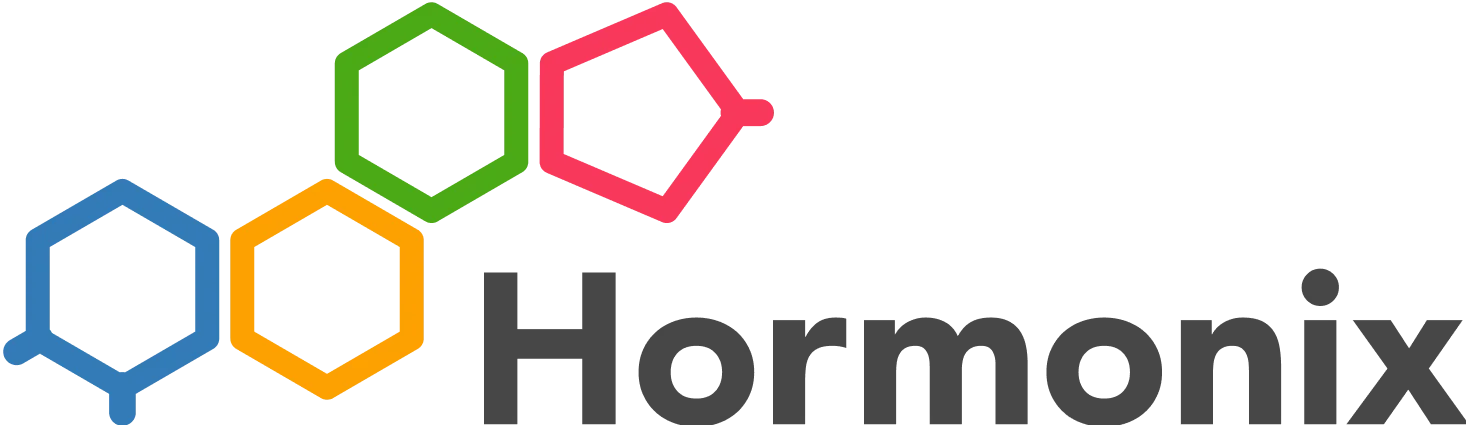 An image depicting the Hormonix logo created by Milo Creative for Mint Diagnostics