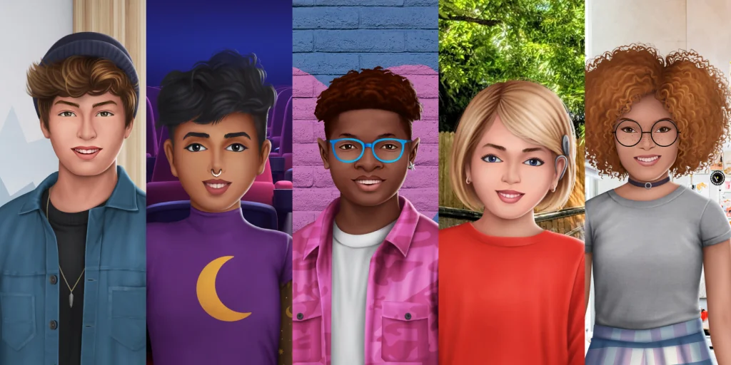 An image shows Relationship Goals, a platform that is used to deliver Relationship Education via games in schools